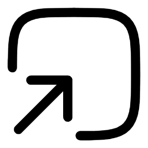 Square Bottom Up Icon from Solar Linear Set