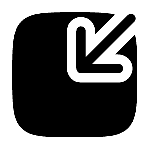 Square Top Up Icon from Solar Bold Set