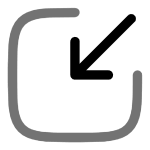 Square Top Up Icon from Solar Line Duotone Set