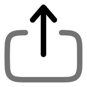 Upload Icon from Solar Line Duotone Set