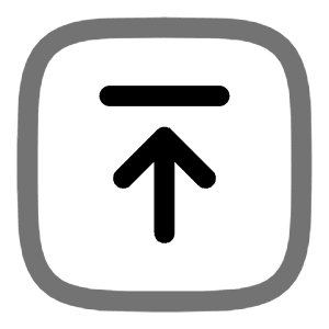Upload Square Icon from Solar Line Duotone Set