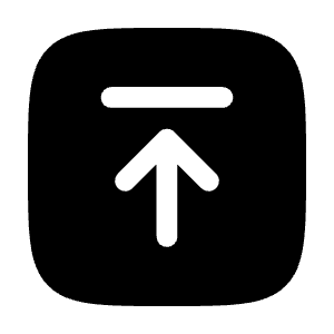 Upload Square Icon from Solar Bold Set