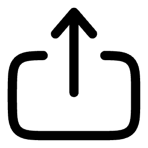 Upload Icon from Solar Linear Set