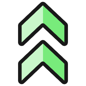 Arrow Double Up Icon from Ultimate Colors - Free Set