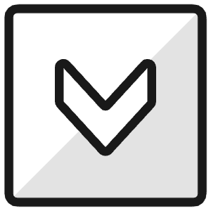 Arrow Rectangle Down 2 Icon from Ultimate Colors - Free Set