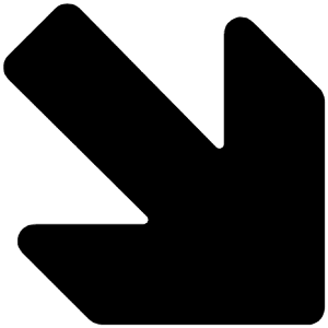 Arrow Thick Right Bottom Corner 3 Icon from Ultimate Bold - Free Set