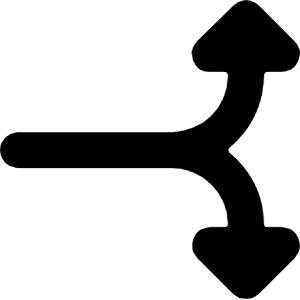 Diagram Split Horizontal Icon from Ultimate Bold - Free Set