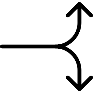 Diagram Split Horizontal Icon from Ultimate Light - Free Set