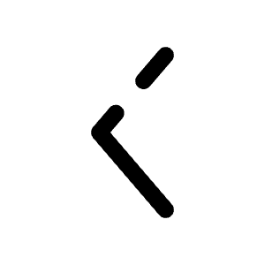 Alt Arrow Left Icon from Solar Broken Set