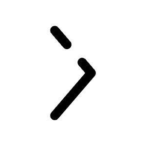 Alt Arrow Right Icon from Solar Broken Set