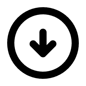 Arrow Circle Down Icon from Rounded Line - Streamline Material Free Set