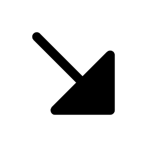 Arrow Right Down Icon from Solar Bold Set