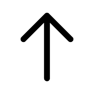 Arrow Up Icon from Solar Linear Set