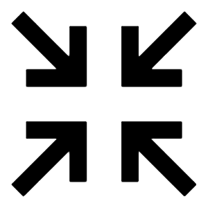 Arrow Zoom In Icon from Sharp Line - Material Pro Free Set