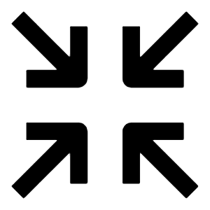 Arrow Zoom In Icon from Outlined Line - Streamline Material Free Set