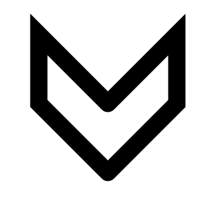 Big Chevron Down Icon from Outlined Line - Streamline Material Free Set