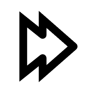 Chevron Double Right Icon from Outlined Line - Material Pro Free Set