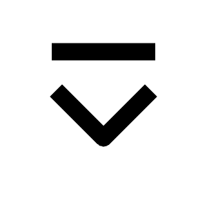 Chevron From Top Icon from Outlined Line - Streamline Material Free Set