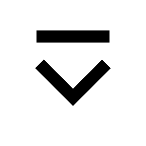 Chevron From Top Fill Icon from Sharp Fill - Streamline Material Free Set