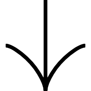 Down 2 Short Arrow Icon from Guidance – Free Set