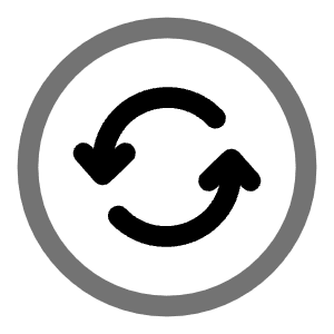 Refresh Circle Icon from Solar Line Duotone Set