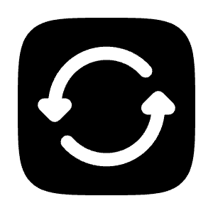 Refresh Square Icon from Solar Bold Set