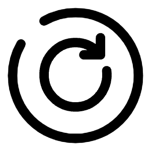 Restart Circle Icon from Solar Broken Set