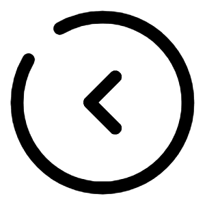 Round Alt Arrow Left Icon from Solar Broken Set