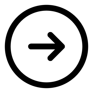Round Arrow Right Icon from Solar Linear Set