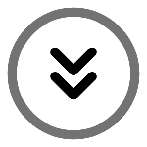 Round Double Alt Arrow Down Icon from Solar Line Duotone Set