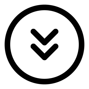 Round Double Alt Arrow Down Icon from Solar Linear Set