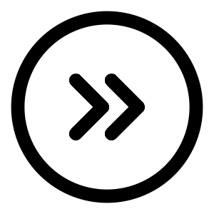 Round Double Alt Arrow Right Icon from Solar Linear Set
