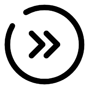 Round Double Alt Arrow Right Icon from Solar Broken Set