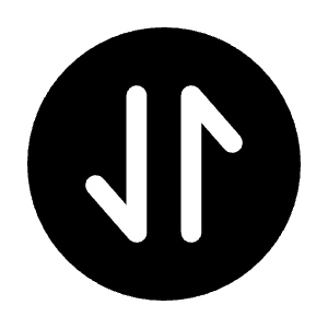 Round Transfer Vertical Icon from Solar Bold Set