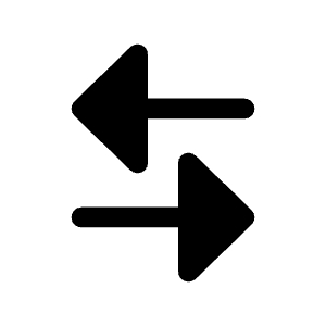 Sort Horizontal Icon from Solar Bold Set