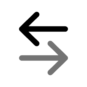 Sort Horizontal Icon from Solar Line Duotone Set