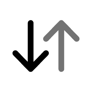 Sort Vertical Icon from Solar Line Duotone Set