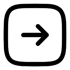 Square Arrow Right Icon from Solar Linear Set