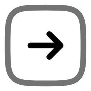 Square Arrow Right Icon from Solar Line Duotone Set