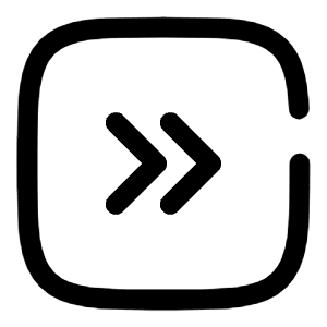 Square Double Alt  Arrow Right Icon from Solar Broken Set