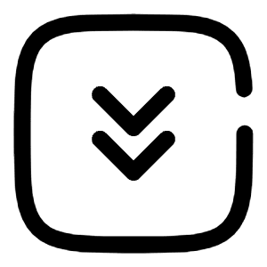 Square Double Alt Arrow Down Icon from Solar Broken Set