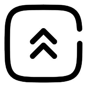 Square Double Alt Arrow Up Icon from Solar Broken Set