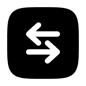 Square Sort Horizontal Icon from Solar Bold Set