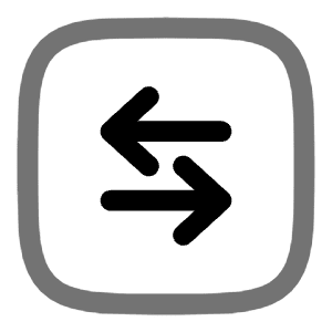 Square Sort Horizontal Icon from Solar Line Duotone Set