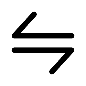 Transfer Horizontal Icon from Solar Linear Set