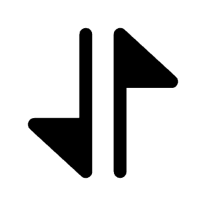 Transfer Vertical Icon from Solar Bold Set
