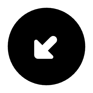Triangle Arrow Diagonal Bottom Left Circle Fill Icon from Rounded Fill - Streamline Material Free Set