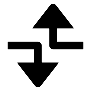 Triangle Arrow Dodge Alt Fill Icon from Outlined Fill - Streamline Material Free Set