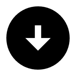 Triangle Arrow Down Circle Fill Icon from Sharp Fill - Streamline Material Free Set
