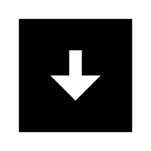 Triangle Arrow Down Square Fill Icon from Sharp Fill - Streamline Material Free Set